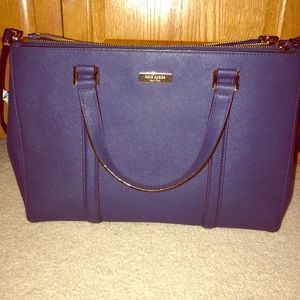 Kate spade navy blue bag